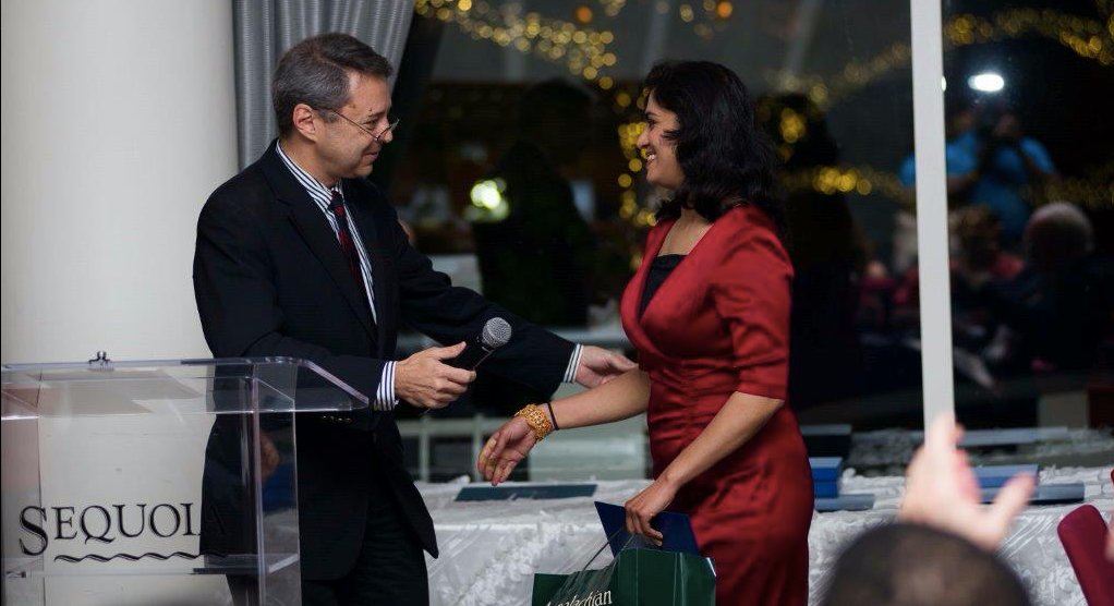 Dr. Amjad at graduation.